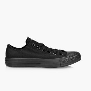 all black low top converse